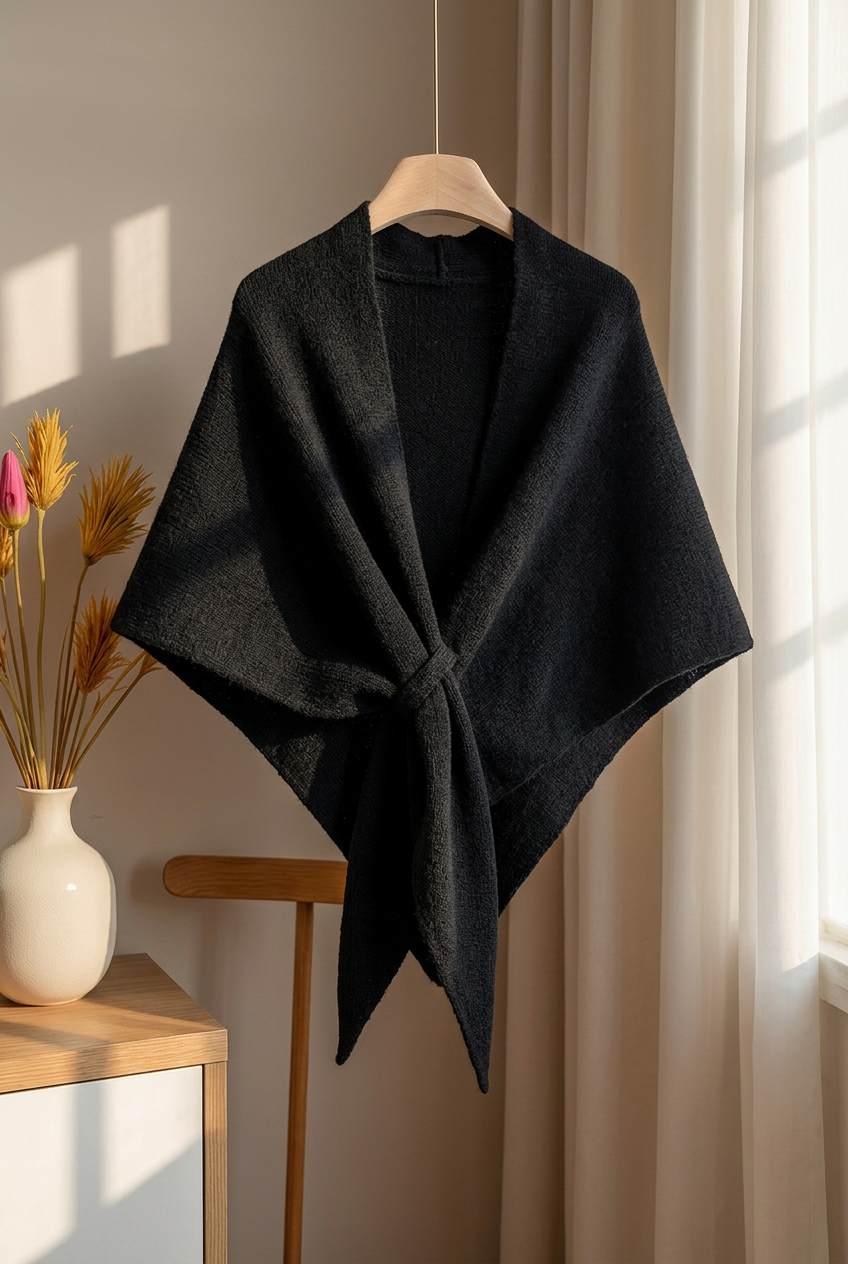 Women's Solid Color Triangular Shawl Scarf