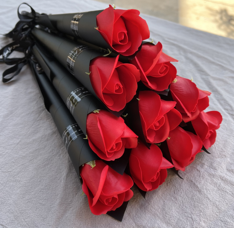 Artificial Rose Soap  Flowers